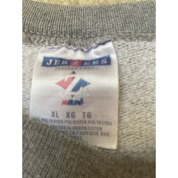 Cozy Y2K Jerzees Grand Teton National Park Sweatshirt XL Gray Gorpcore Oversized - Picture 3 of 5